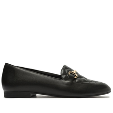 Mocassim Preto Anacapri Bridão Matelassê