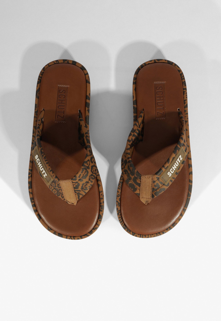 Chinelo Zoe Estampa Animal