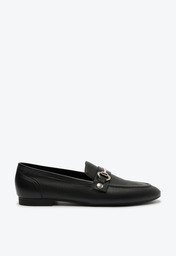 Mocassim Preto Anacapri Detalhe Removível Bridão E Pala