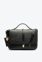 Bolsa Tiracolo Preta Anacapri Média Divisórias Vitória