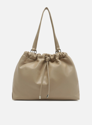 Bolsa Hobo Bege Grande