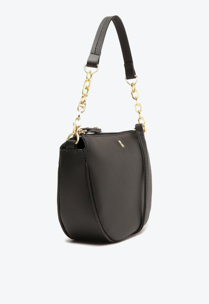 Bolsa Tiracolo Preta Anacapri Correntes Média