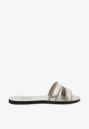 Rasteira Prata E Anacapri Glam H