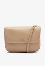 Bolsa Crossbody Nude Anacapri Média Arredondada