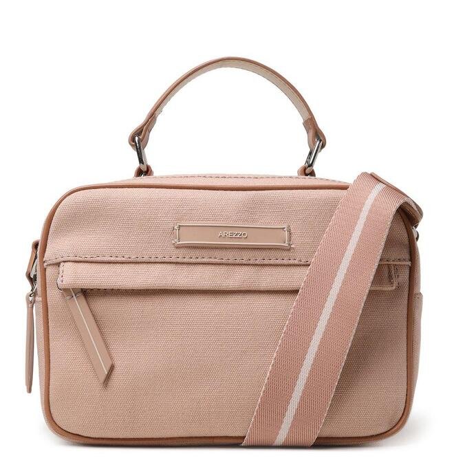 Bolsa arezzo bege clearance