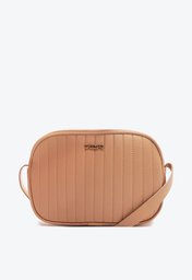 Bolsa Tiracolo Nude Anacapri Pesponto Média