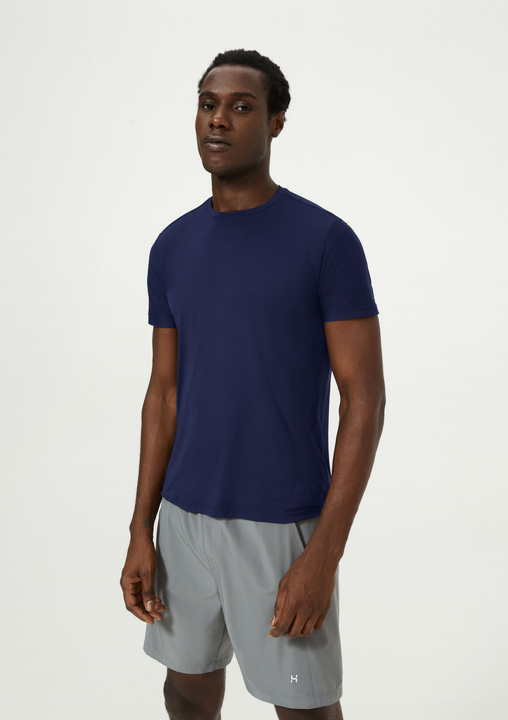 Camiseta Azul Hering Esportiva Easy Care