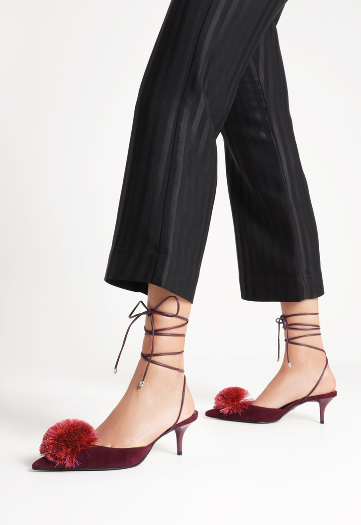 Sapato Mule Vinho Schutz Jules Mid | ZZ MALL