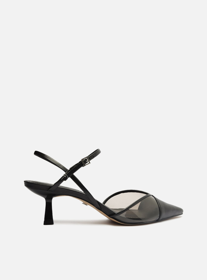 Scarpin transparente arezzo hotsell