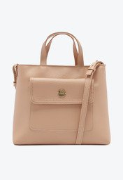 Bolsa Tote Bege Anacapri Grande Com Bolso Work