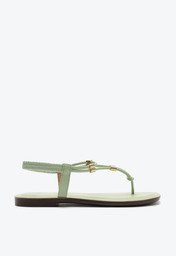 Sandália Slim Elástico Comfy Verde
