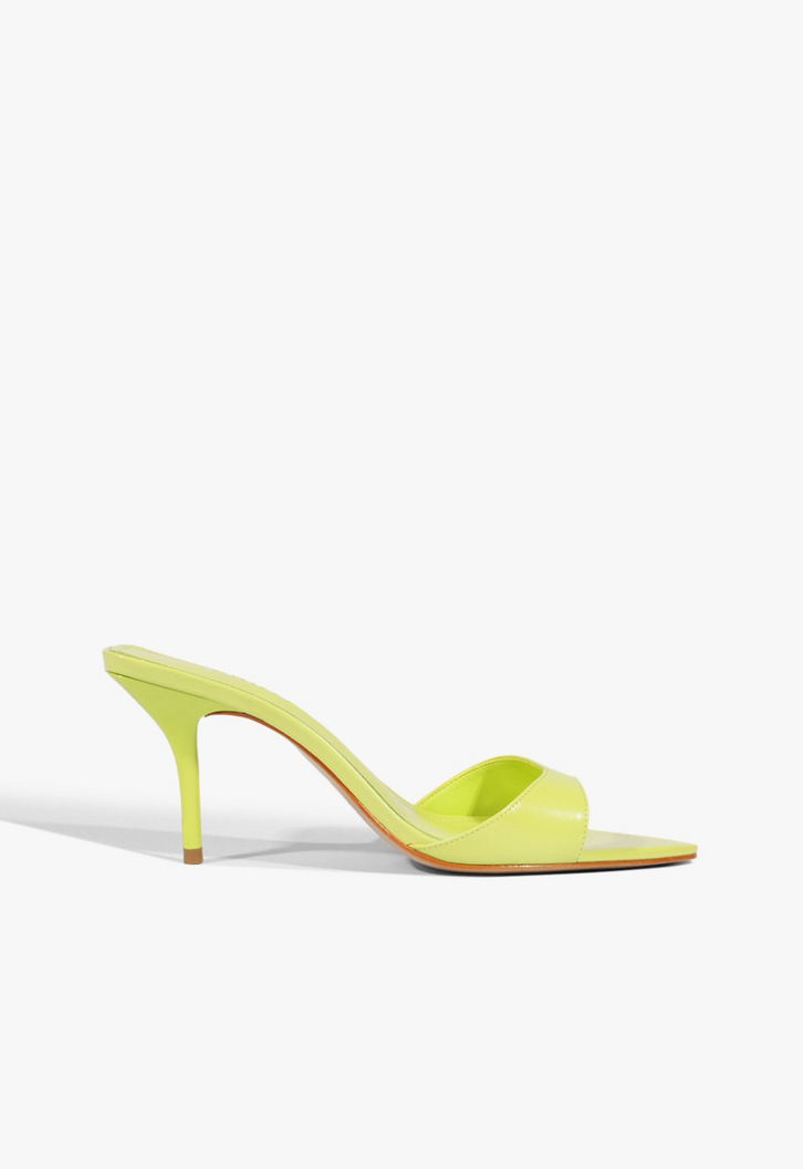 Tamanco Mule Elodie Couro Verde