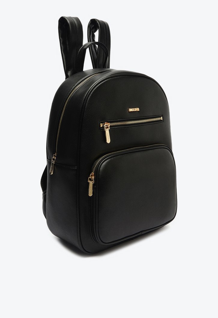 Mochila Preta Anacapri Média Multi Bolsos