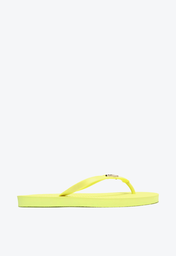 Chinelo De Dedo Amarelo Arezzo Brizza Tiras Textura