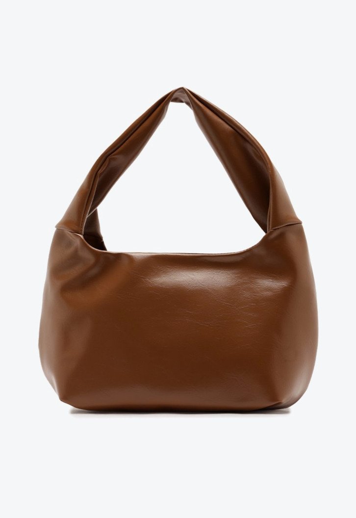 Bolsa Shopping Média Adorno Marrom