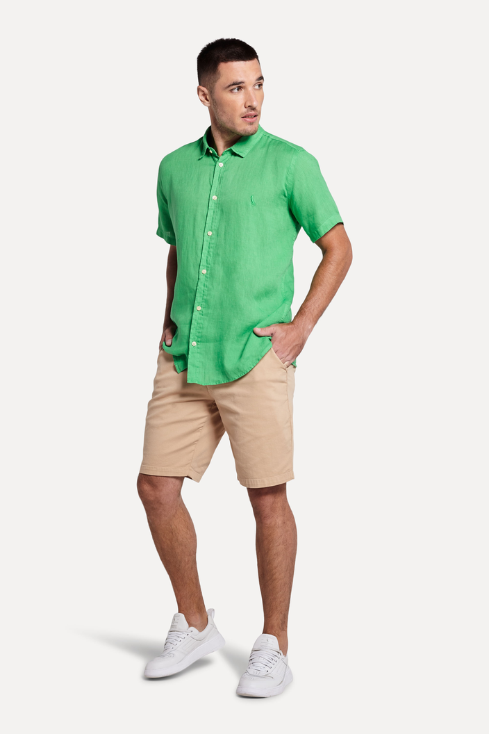 CAMISA VERDE RESERVA LINHO