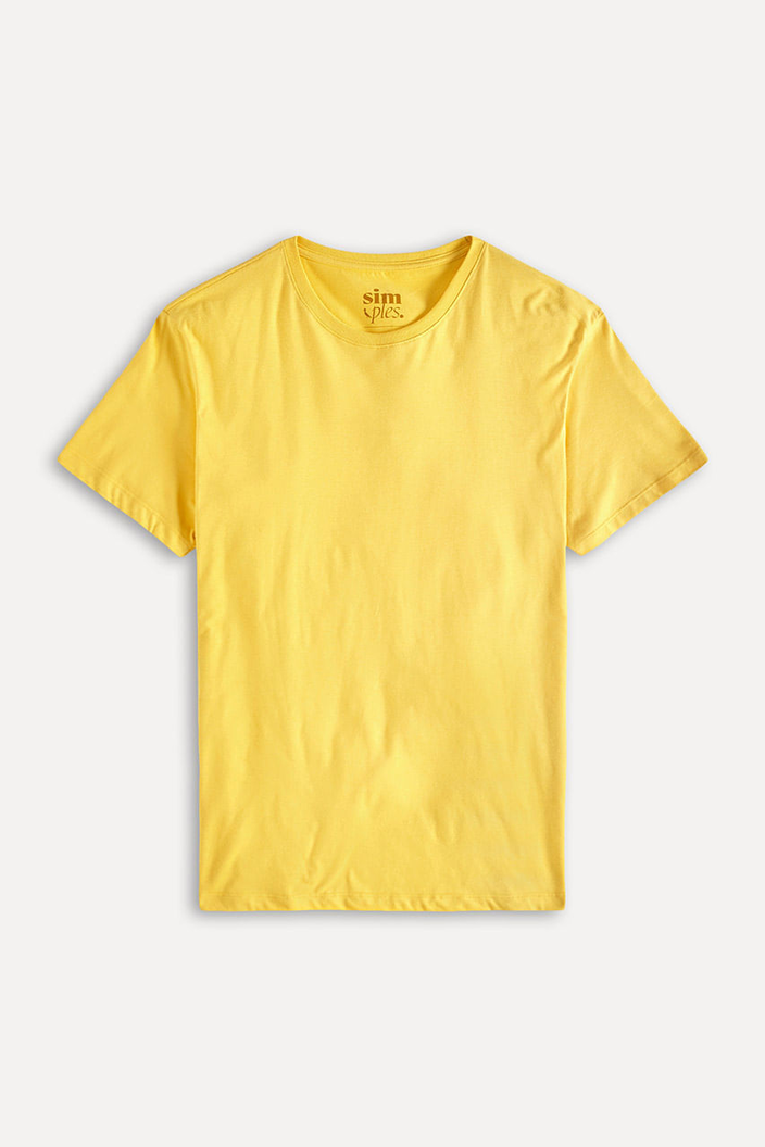 CAMISETA AMARELA RESERVA SIMPLES MASCULI