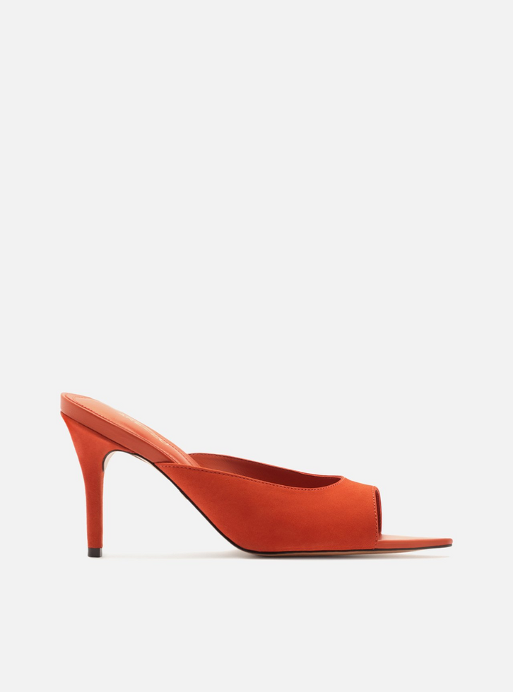 Mule Laranja Acamurçada Salto Fino Aberta