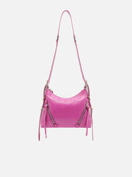 Bolsa Tiracolo Rosa Arezzo Couro Alícia Pequena
