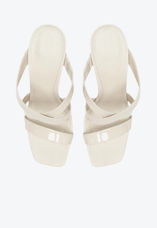 Sandália Mule Anabela Full Color Branca