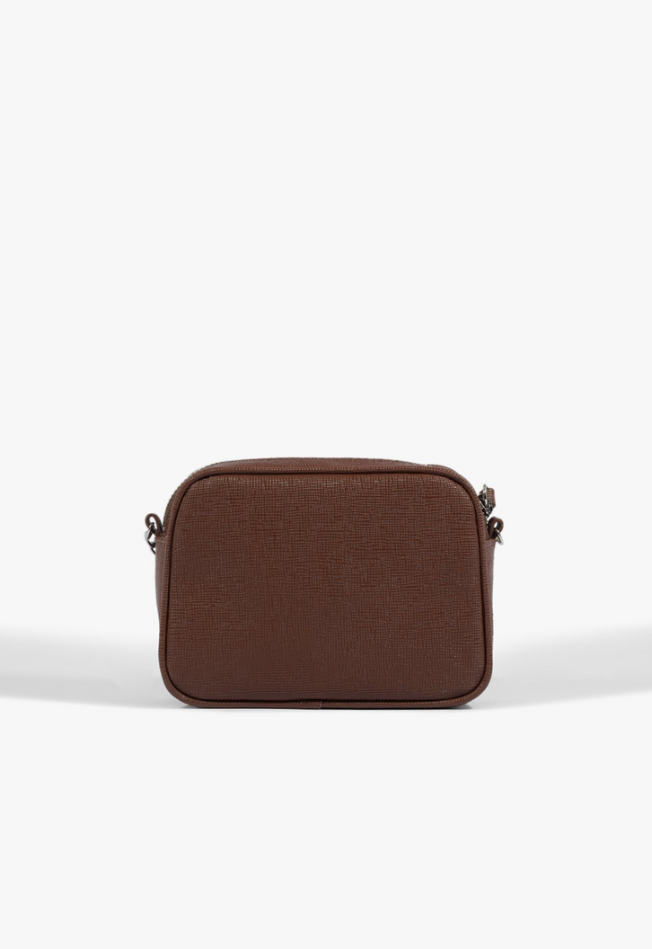 Bolsa Tiracolo Lully Pequena Marrom | ZZ MALL