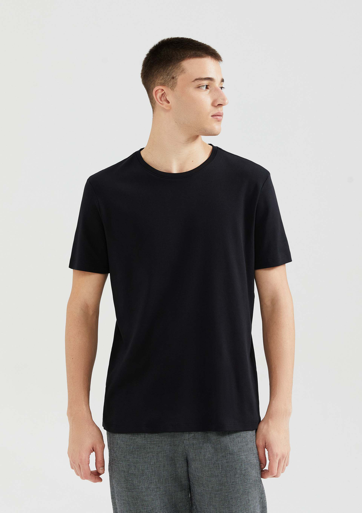 Camiseta Branca Hering Manga Curta Super Cotton Pima