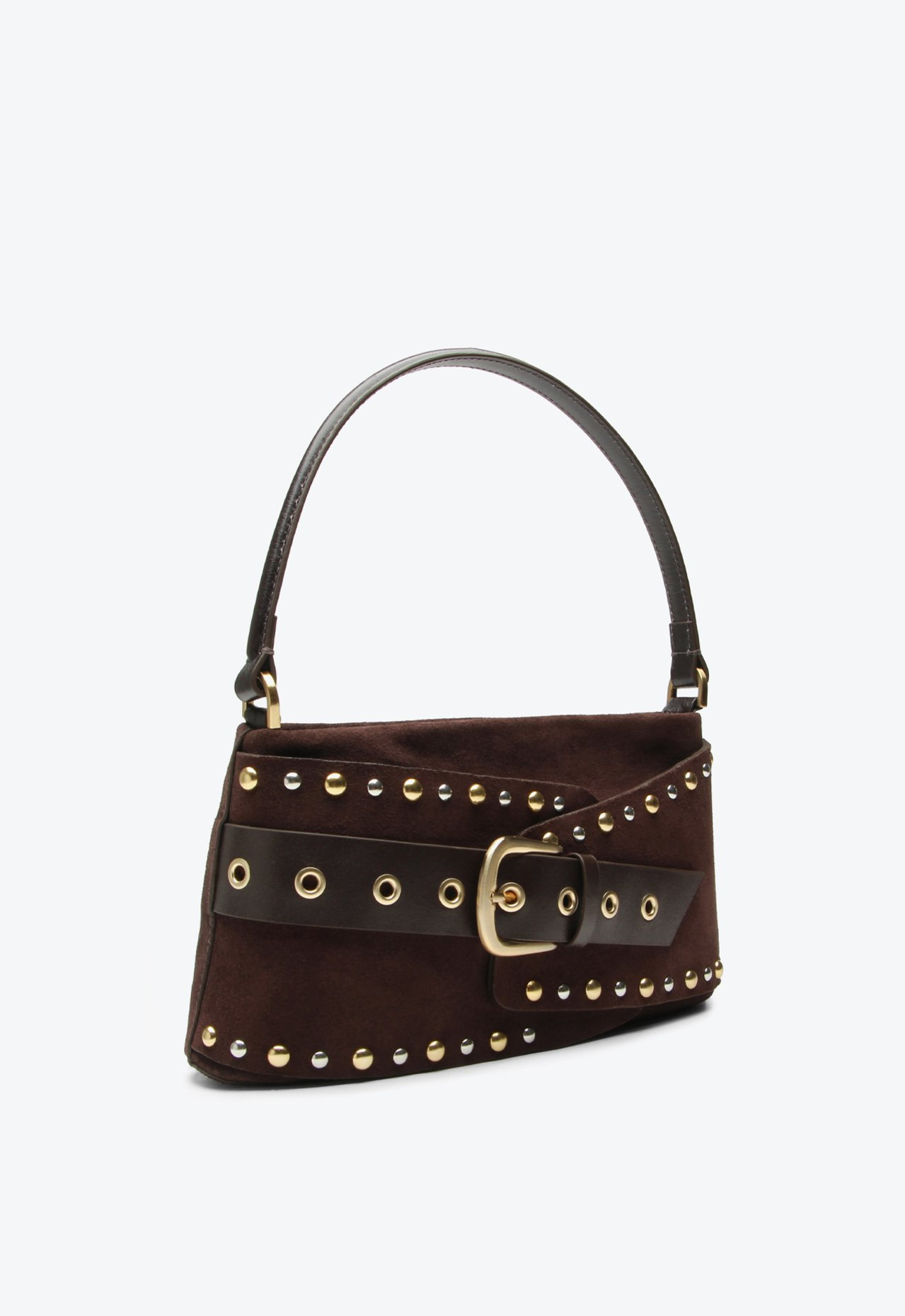 Bolsa Shoulder Thaila Média Marrom | ZZ MALL