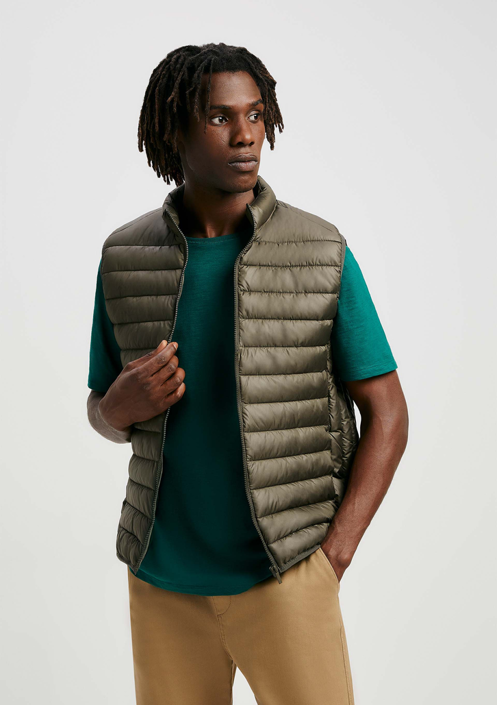 Colete Básico Verde Hering Puffer Comfort