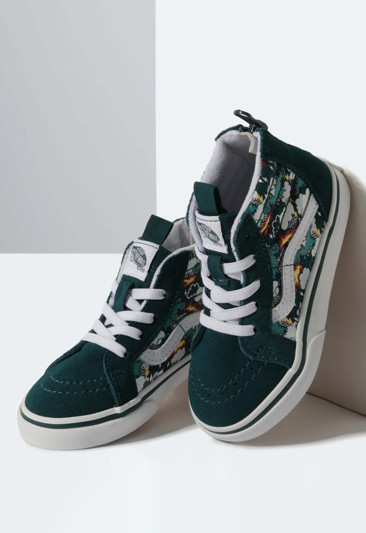 Tênis Vans Infantil Sk8-Hi Zip Mythical Uv Deep Teal