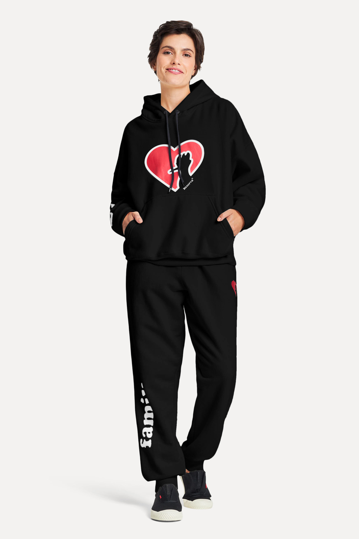 Moletom Hoodie Preto Reserva Família