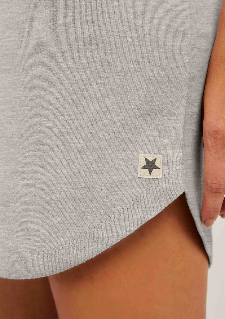Camisola Cinza Hering Manga Curta Com Bolso