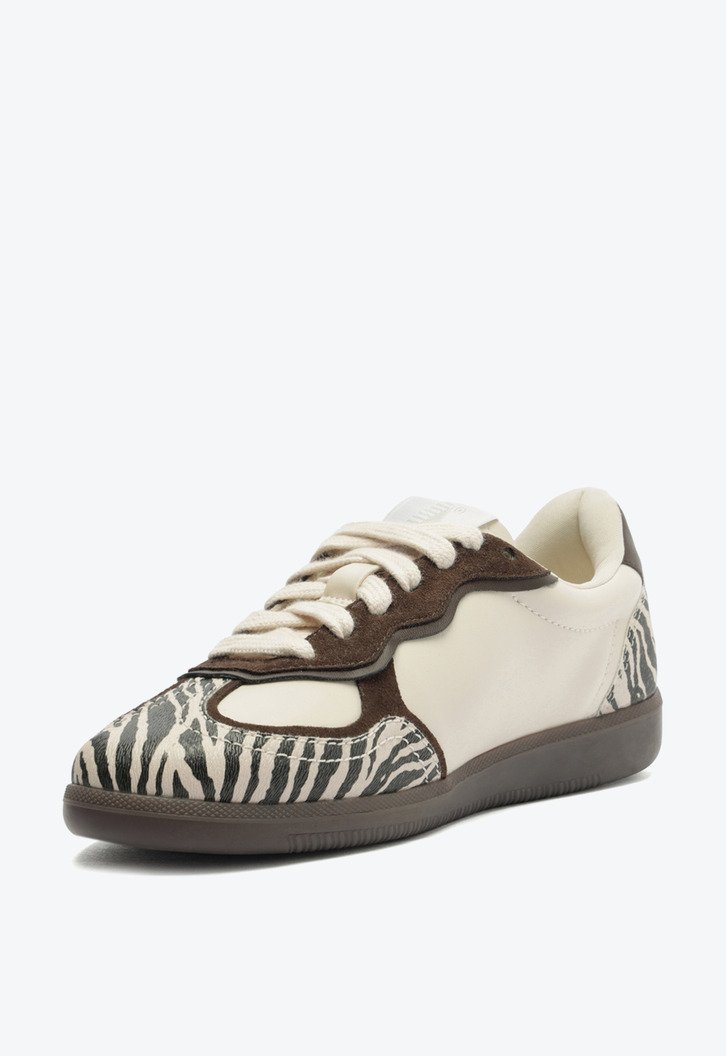Tênis Tec A25 Detalhe Animal Print Zebra