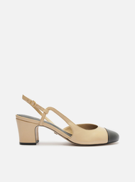 Scarpin bico redondo 2025 nude