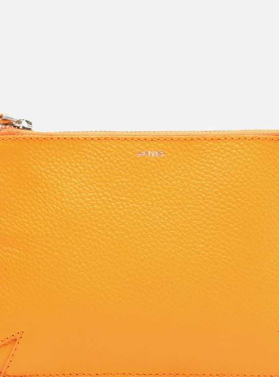 Necessaire Laranja Arezzo Couro