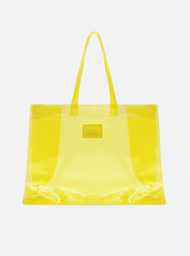 Bolsa Shopping Amarela Vinil Liz Grande Brizza