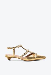 Slingback Dourado Vicenza Lazio
