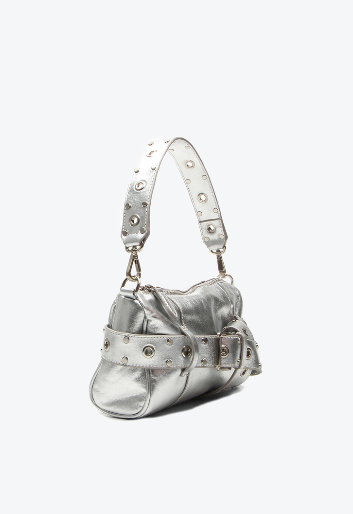 Bolsa Tiracolo Larissa Pequena Prata