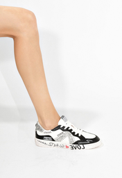 Tênis Branco E Preto Schutz St 001 Couro | ZZ MALL