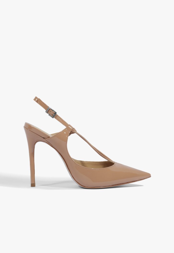 Scarpin Thin Strap Toasted Nut