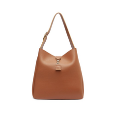 Bolsa Shopping Grande Hobo Pin A Marrom