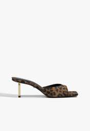 Mule Dethalia Pin Couro AnimalPrint