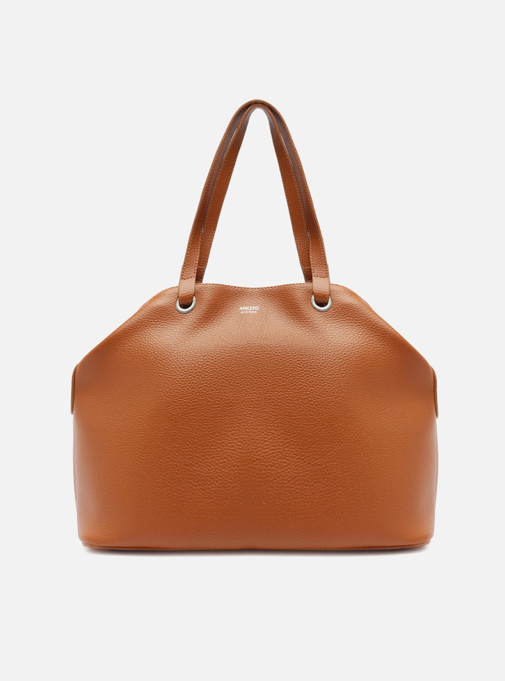 Bolsa Hobo Marrom Arezzo Grande Minimal