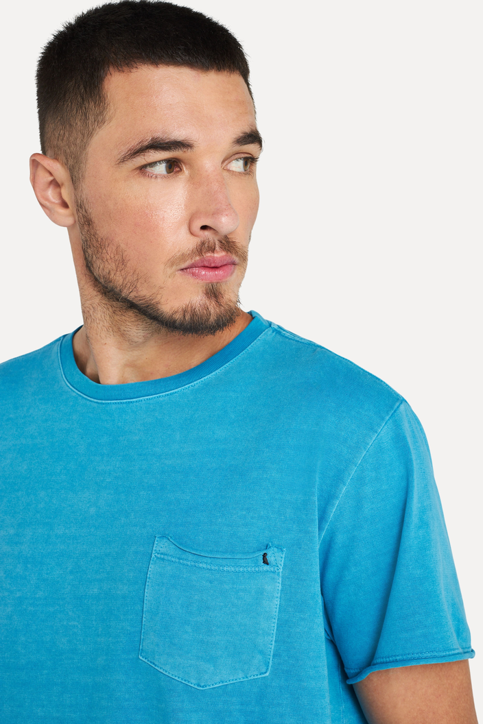 CAMISETA AZUL RESERVA MALHAO STONED