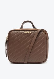 Crossbody Marrom Anacapri Quadrada Cacau Média