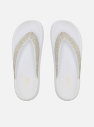 Chinelo de Dedo Branco Kioto Strass