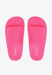 Sandália Slide Flatform Rosa Arezzo Brizza