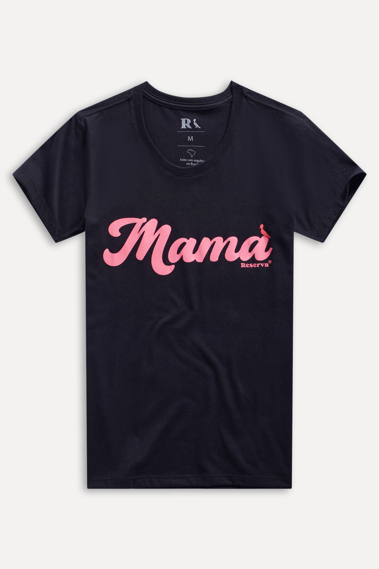 CAMISETA PRETA REVERSA MAMA E MINI | ZZ MALL