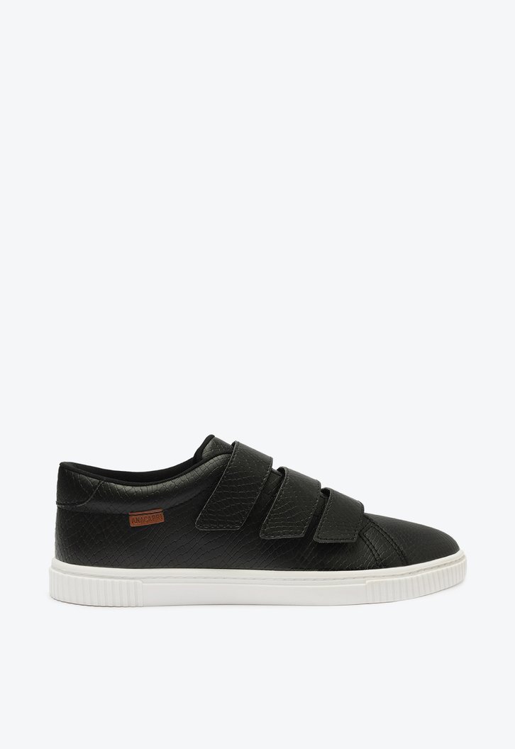 Tênis Preto Anacapri Velcro Clássico