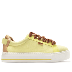 Tênis Amarelo Anacapri Cordão Nicole Flatform