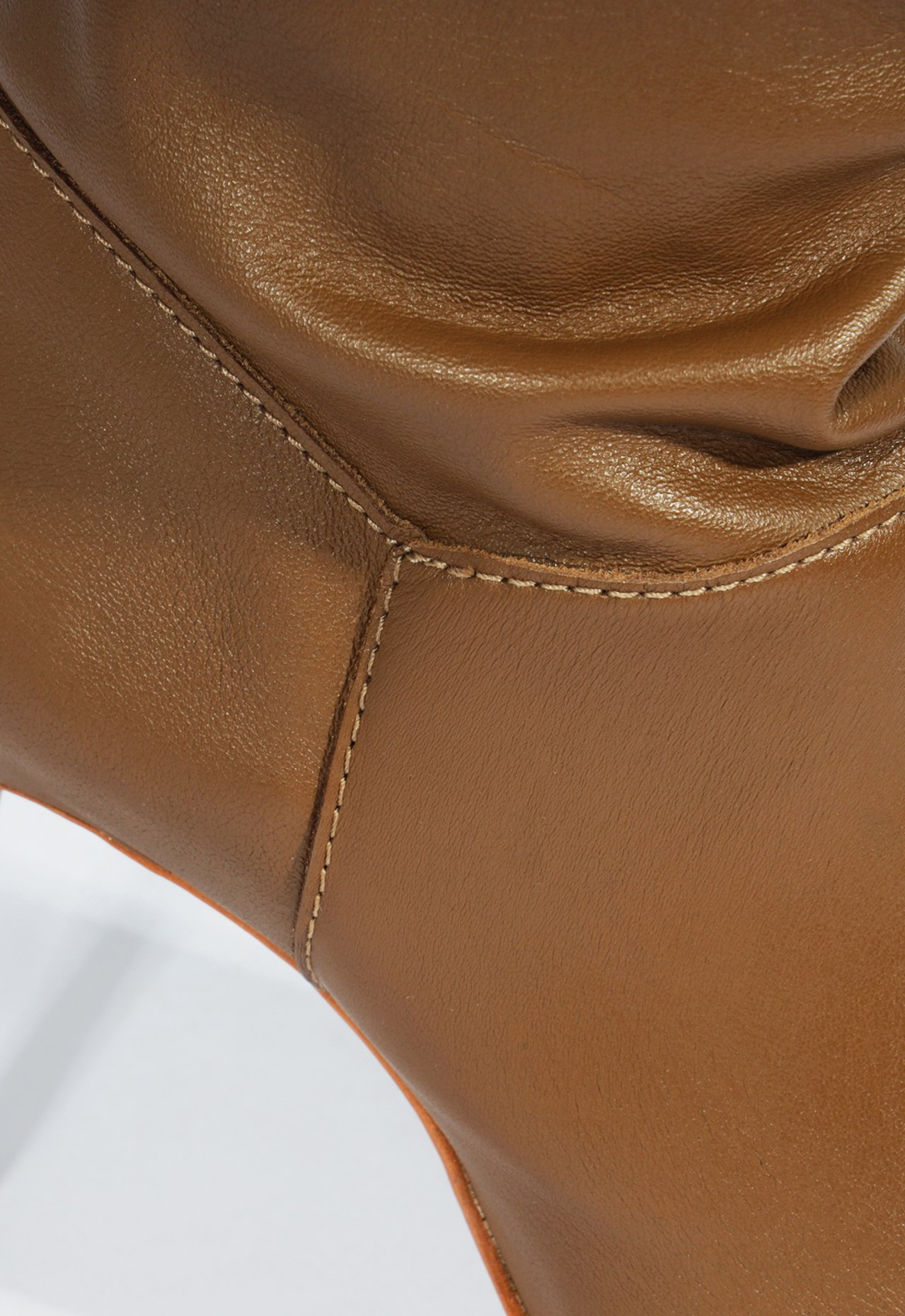 Bota Over The Knee Salto Couro Marrom | ZZ MALL Bota Over The Knee Salto Couro Marrom | ZZ MALL